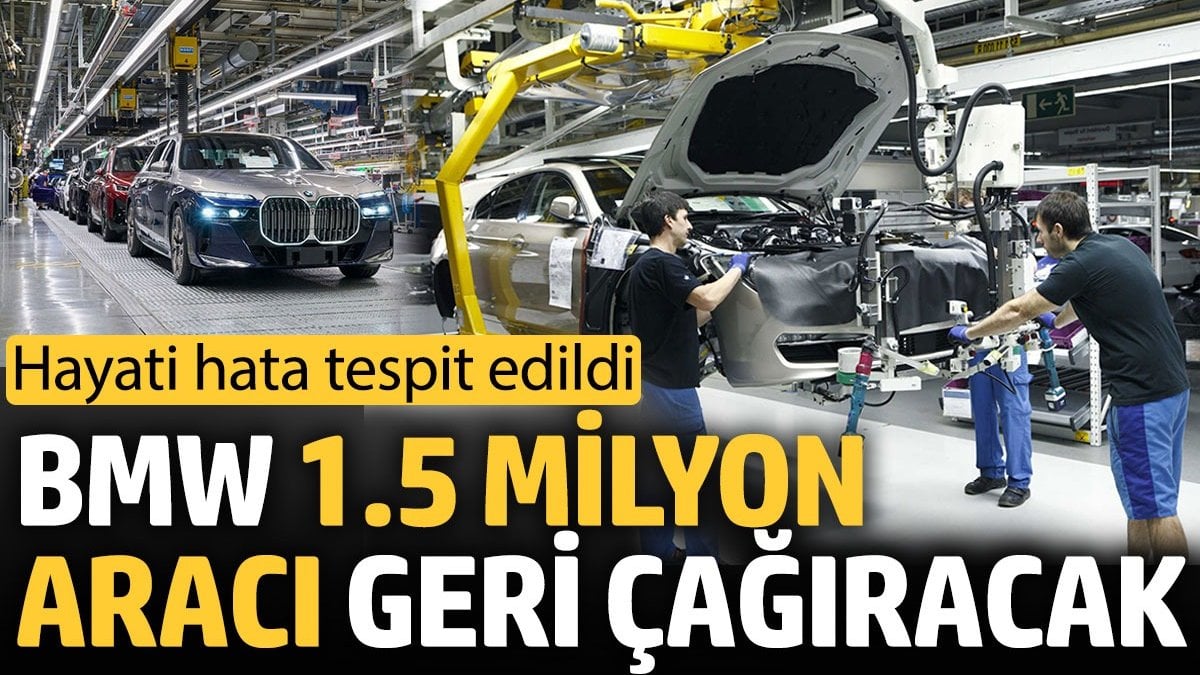 BMW 1.5 Milyon Aracı Geri Çağırıyor: Fren Sistemi Sorunu Tespit Edildi!