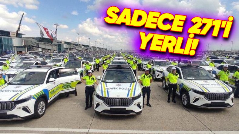 Jandarma ve Emniyet’e Teslim Edilen SUV Araçların Sadece %3’ü Yerli: 7.204 Araç Teslim Edildi!