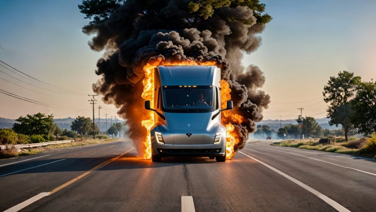 Tesla Semi Kazası ve Elektrikli Araçlarda Yangın Riskleri