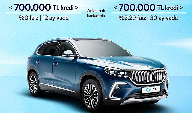 Togg’dan T10X Sahiplerine Cazip Kredi Fırsatı: 700 Bin TL’ye 30 Ay Vade!