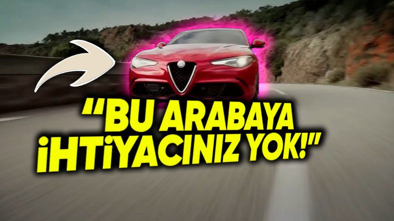Alfa Romeo’dan Cesur Bir Mesaj: “Bu Arabaya İhtiyacınız Yok!”