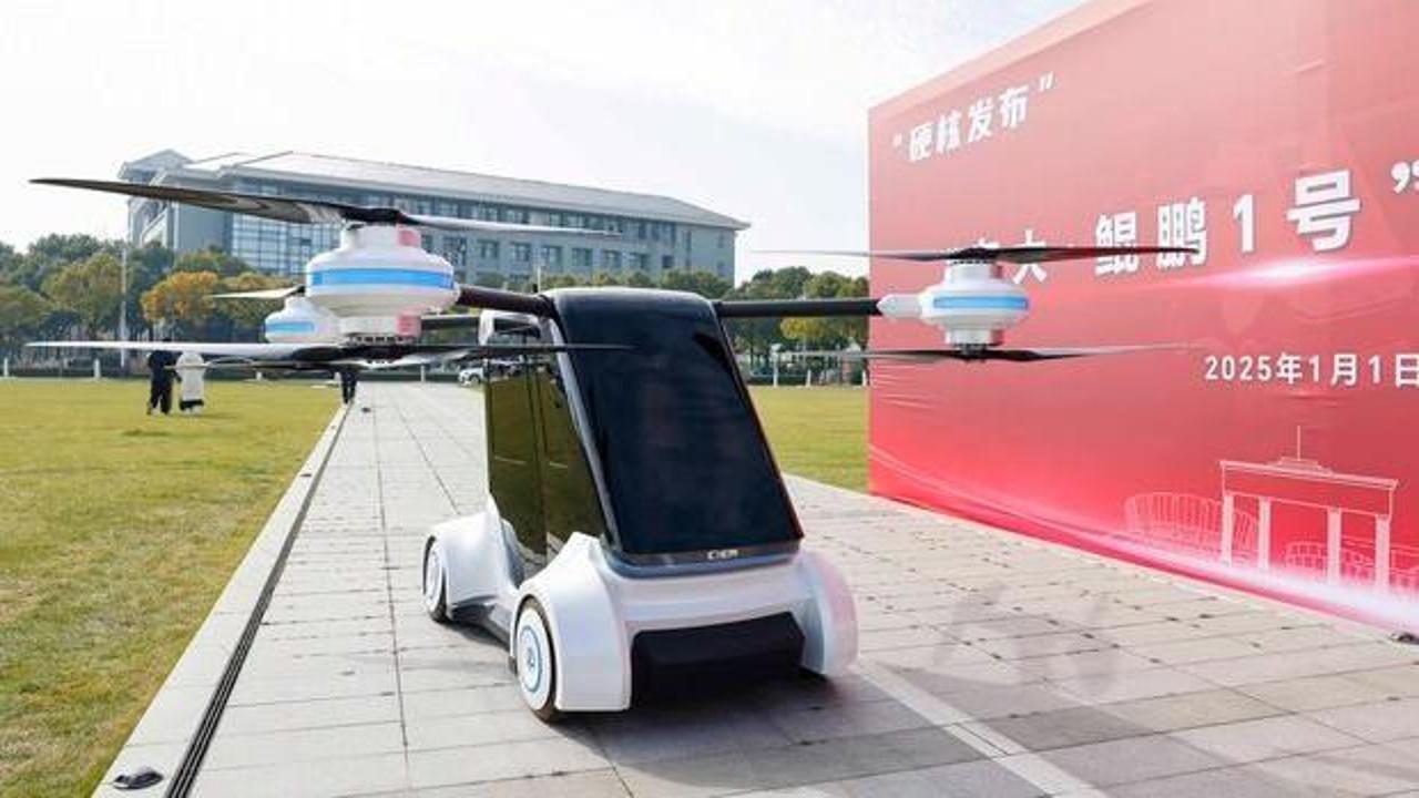 Çin, İlk Elektrikli Uçan Arabasını Tanıttı: “Kunpeng No.1” Hakkında Detaylar