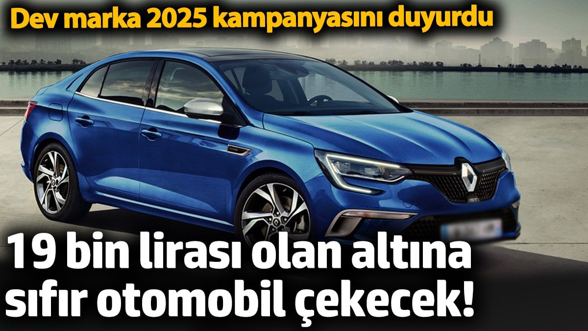 Renault 2025 Ocak Kampanyası: Megane Sedan ve Diğer Modellerde Takas Fırsatları