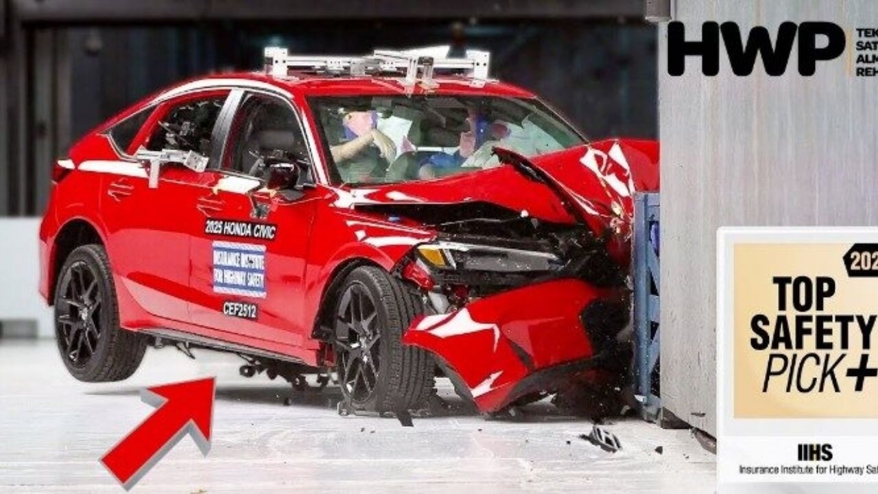2025 Honda Civic çarpışma testinden tam not aldı!