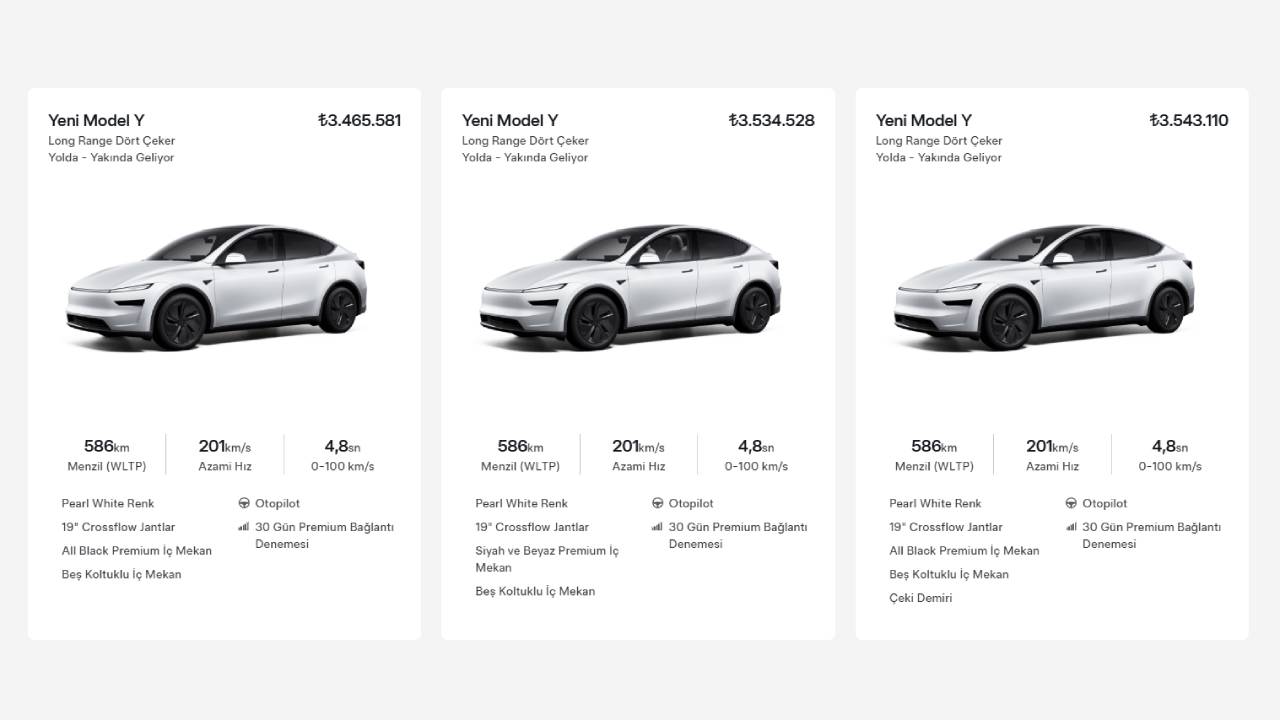 Yenilenen Tesla Model Y'nin Türkiye Lansmanı