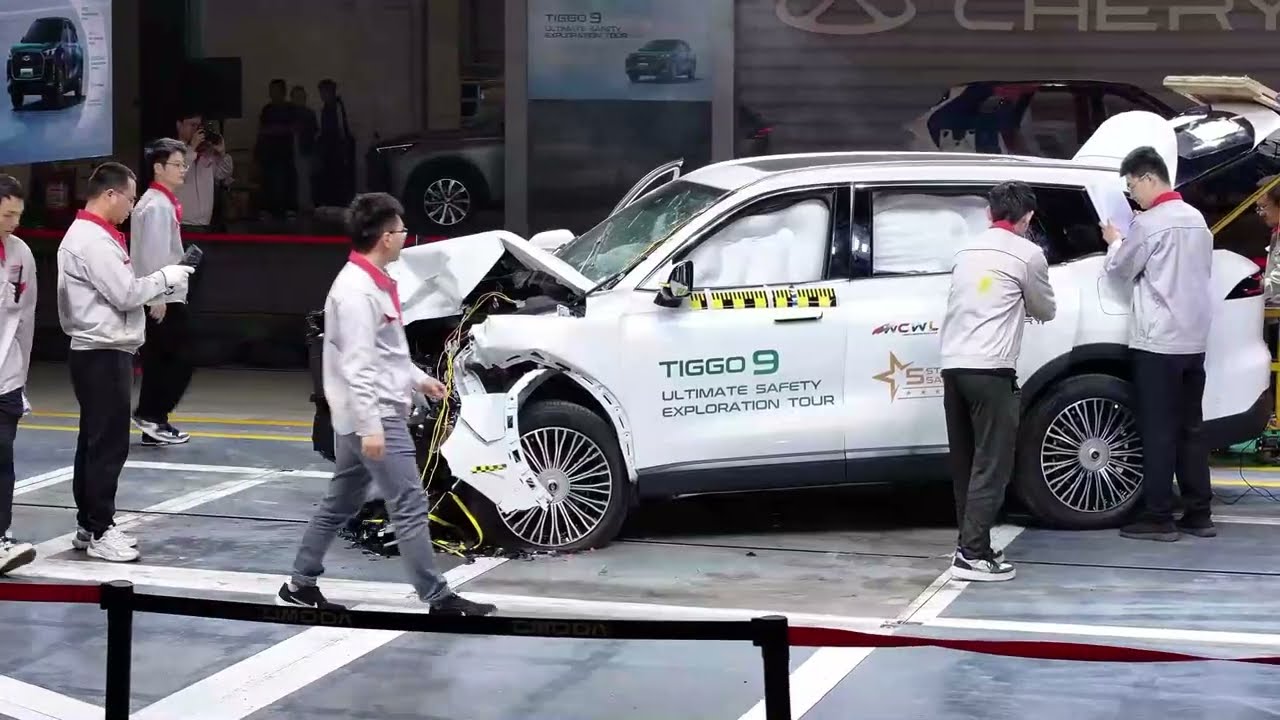 Chery Tiggo 9'un Başarılı Çarpışma Testi!