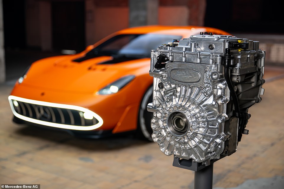 Mercedes' electric family supercar of tomorrow: Concept AMG GT XX hits 224mph and adds 250 miles of range in 5 mins | This is Money