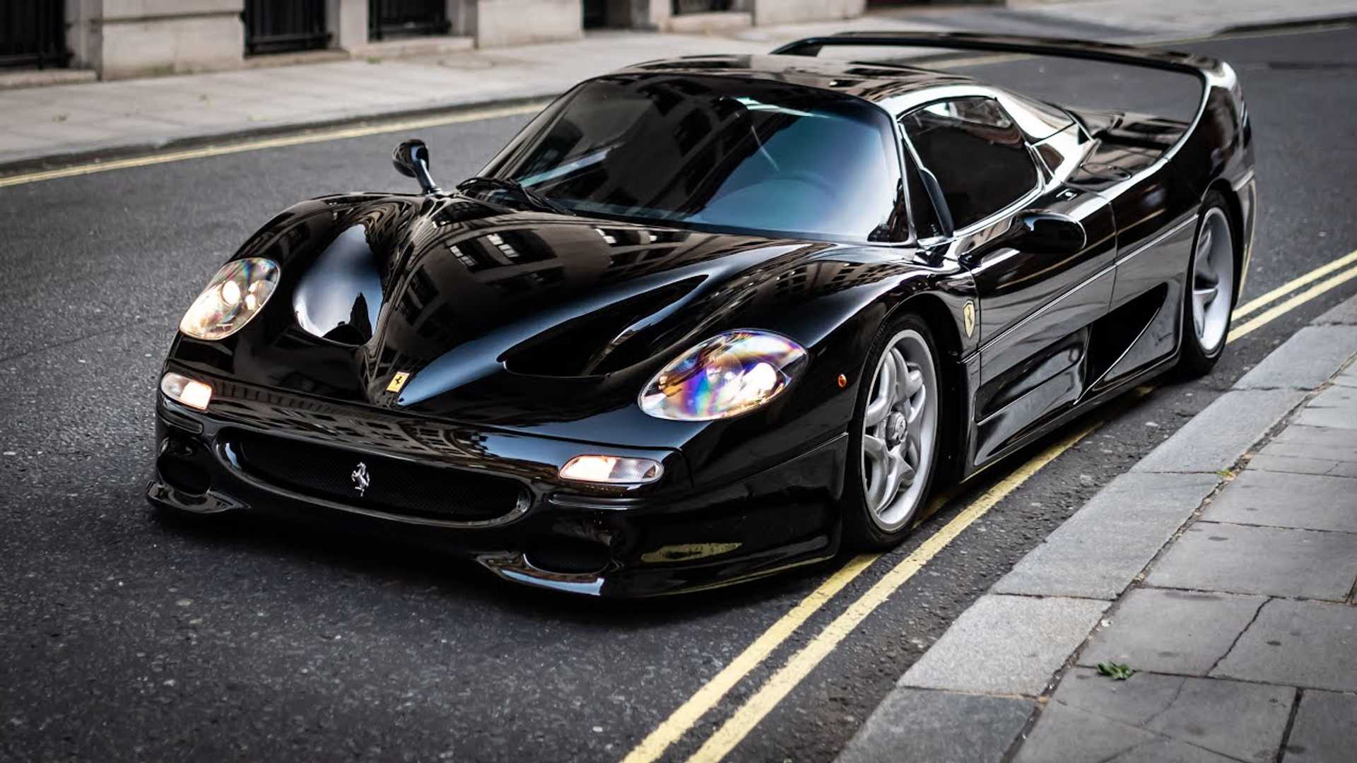 Black Ferrari F50 is a masterpiece [1920 × 1080] : r/carporn