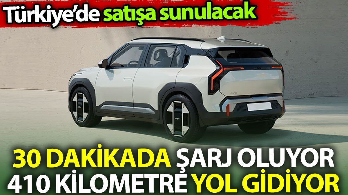 KIA EV3: 30 Dakikada Şarj Olup 410 Km Menzil Sunan Yeni Elektrikli SUV Türkiye’ye Geliyor!