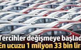Vatandaşın tercihi değişti, işte en ucuz otomatik vitesli araçlar! 1 milyon 33 bin liradan başlıyor