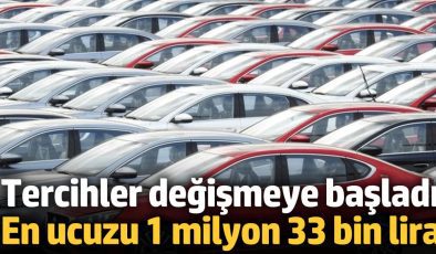 Vatandaşın tercihi değişti, işte en ucuz otomatik vitesli araçlar! 1 milyon 33 bin liradan başlıyor