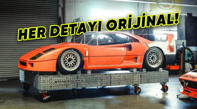 YouTuber Mike Burroughs, Kendi Ferrari F40 Modelini Üretiyor