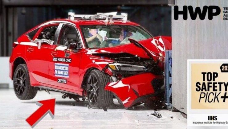 2025 Honda Civic çarpışma testinden tam not aldı!