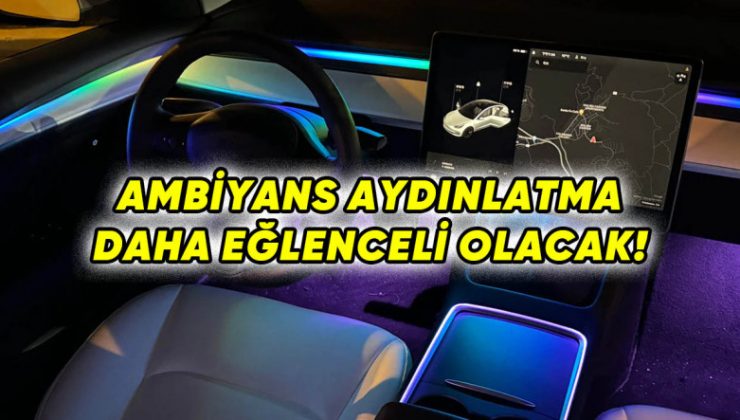 Tesla’dan Müziğe Senkron Ambiyans Aydınlatma 2025.26+ Güncellemesiyle Gelen Light Sync Devrimi
