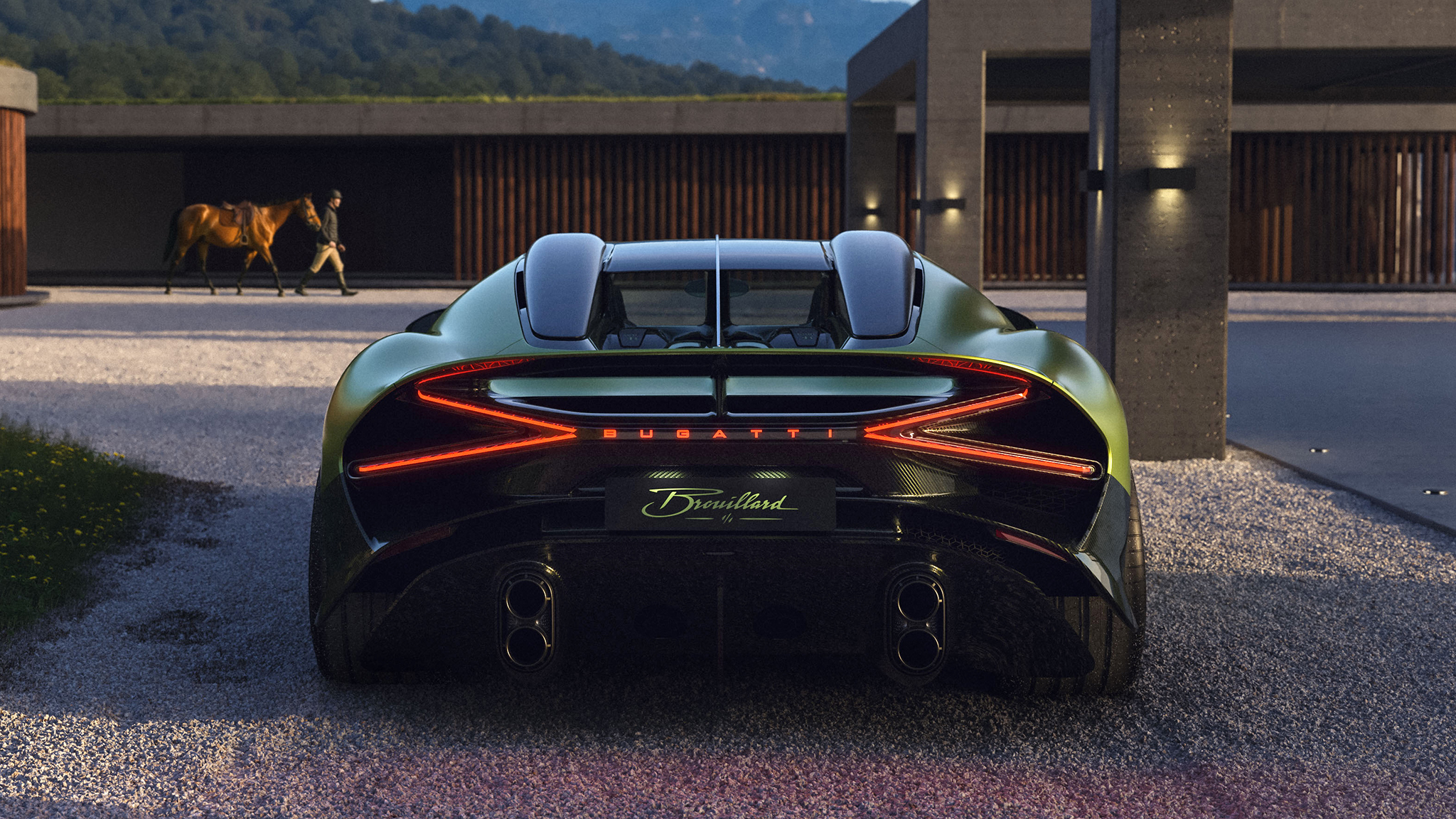 The New Bugatti Brouillard One-Off Is Very, Very Green—See Inside