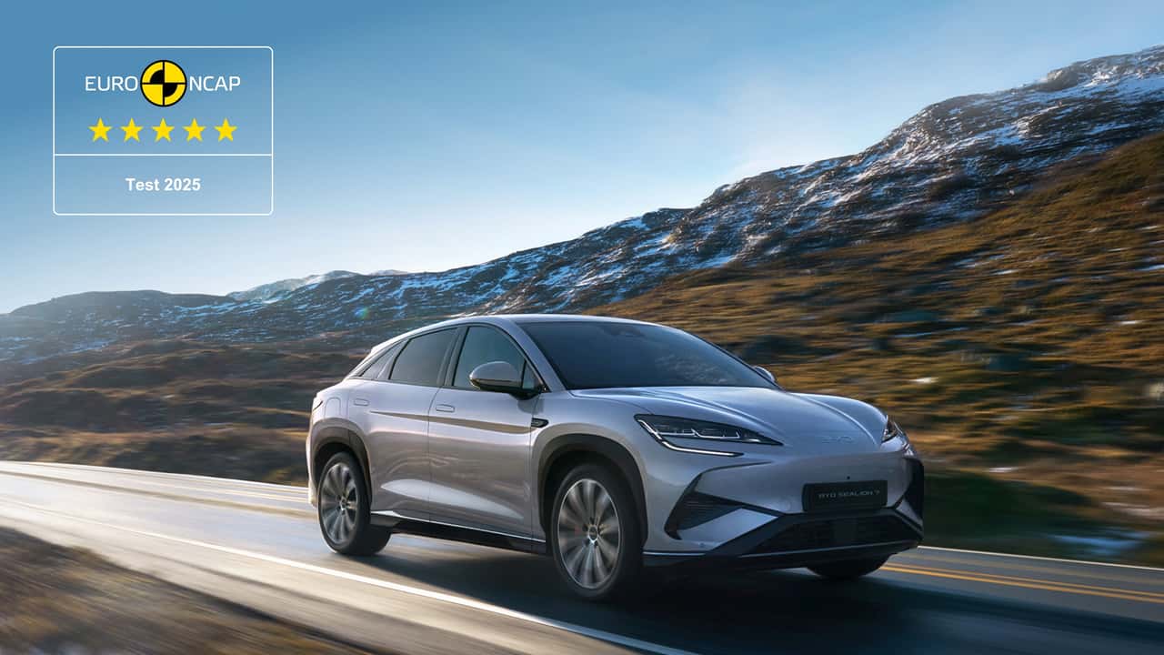 BYD Sealion 7, EuroNCAP'ten 5 yıldızı aldı!