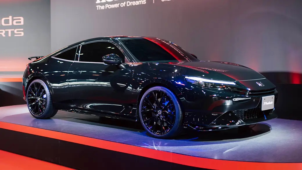 New Honda Prelude back in black at the Tokyo Auto Salon | Japanese  Nostalgic Car