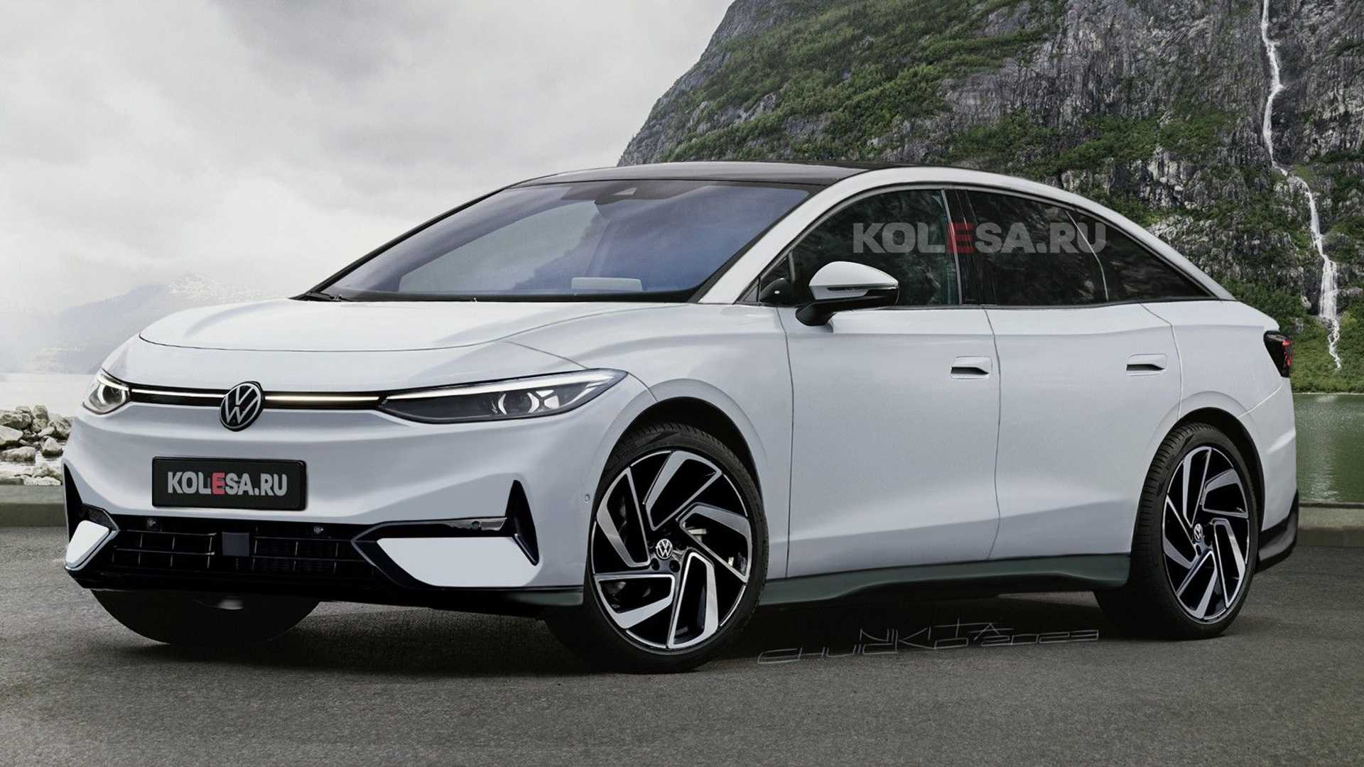 VW'nin elektrikli amiral gemisi böyle görünebilir