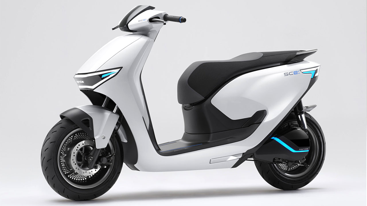 Değiştirilebilir bataryalı konsept elektrikli motosiklet: Honda SC e