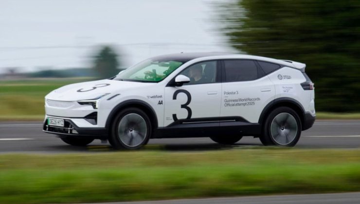 Polestar 3’ten Tarihi Başarı Standart EV ile 1000 km Menzil