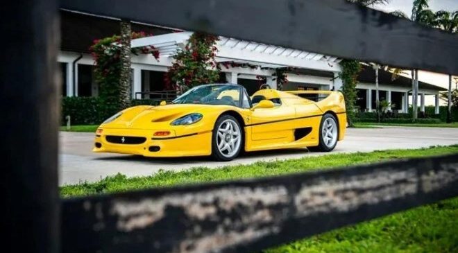 Ralph Lauren’in Ferrari F50’si 9.2 Milyon Dolara Rekor Kırdı! Nadiren Görülen Süper Otomobil