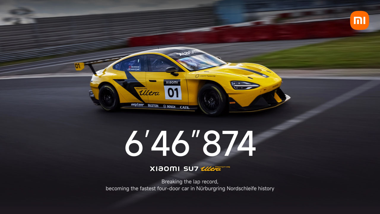 Xiaomi SU7 Ultra prototipi ile Nürburgring Nordschleife rekoru kırıldı
