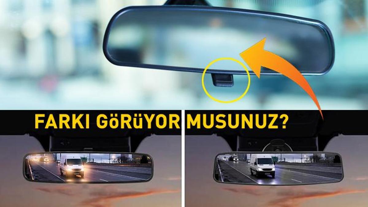 Arabadaki dikiz aynasında pek bilinmeyen detay! Gece hayat kurtaran  çıkıntı... - Araba Haberleri
