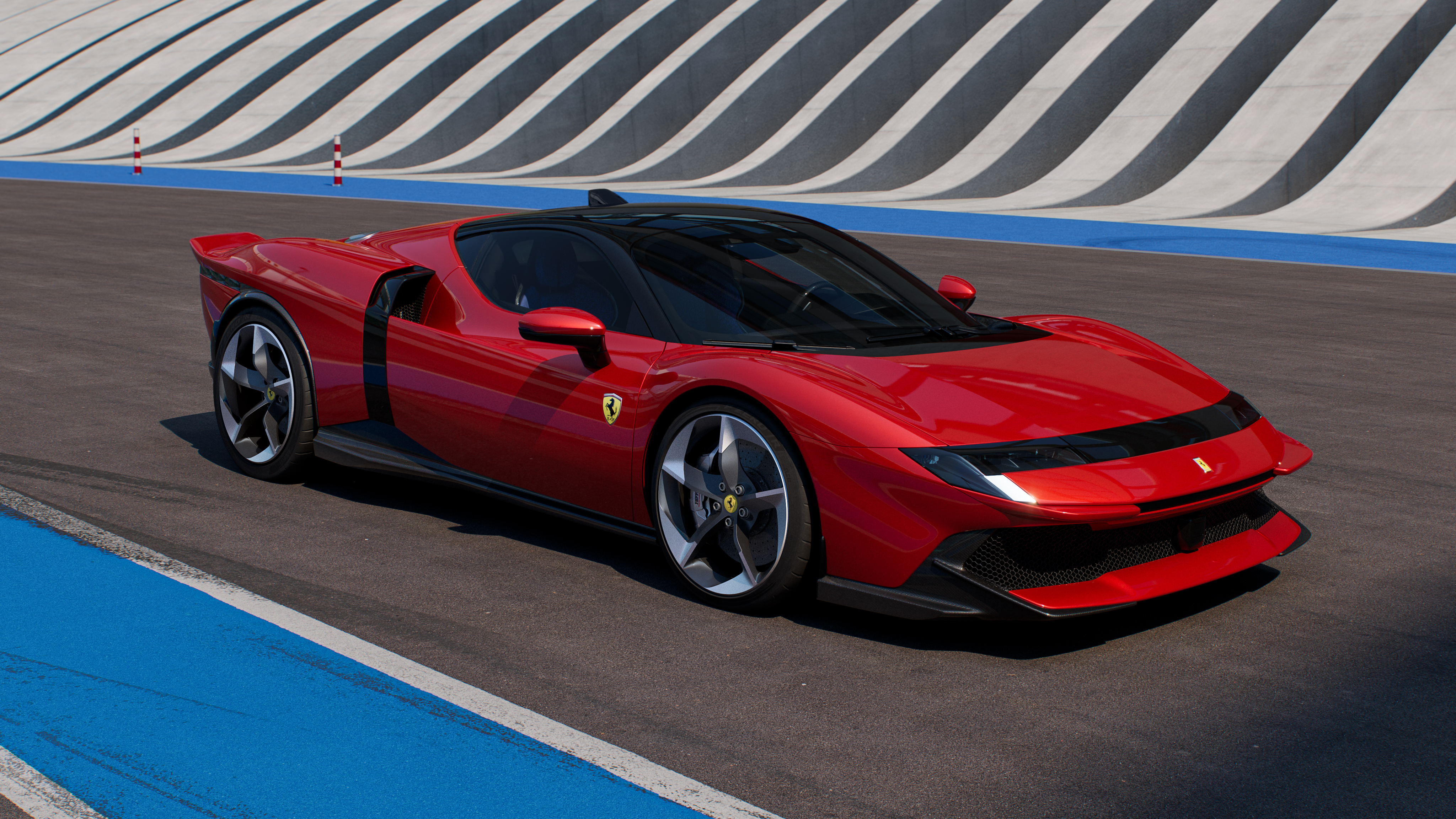 The Ferrari Testarossa returns as a plug-in hyrbid with 1035hp | The Verge