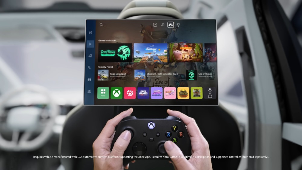 LG Brings Xbox Cloud Gaming to Your Car - GamerBraves
