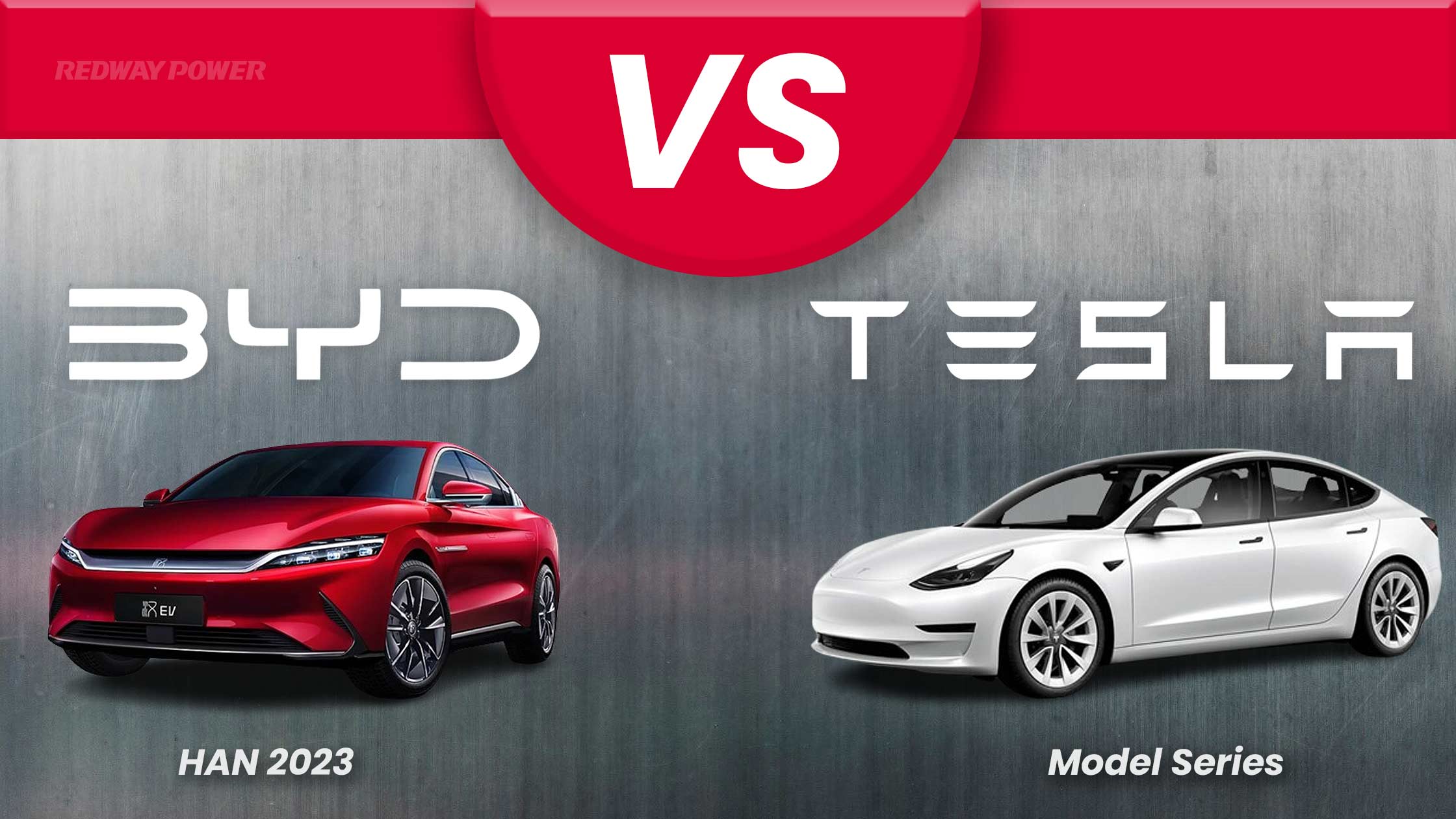 EV Pilleri Karşılaştırması, BYD ve Tesla Motors - Redway Power™