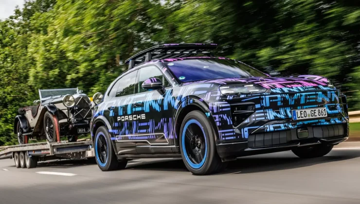 Elektrikli Porsche Cayenne, 1.000 Beygirlik Dijital Canavar Sahneye Çıkıyor!